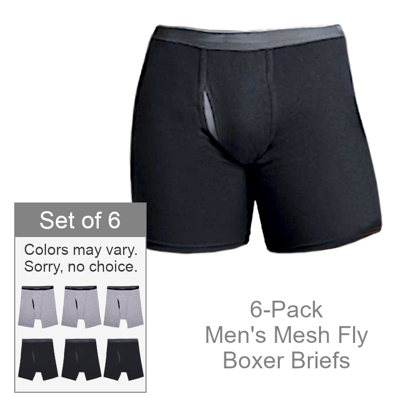Men's Mesh Fly Boxer Briefs | Mens Underwear