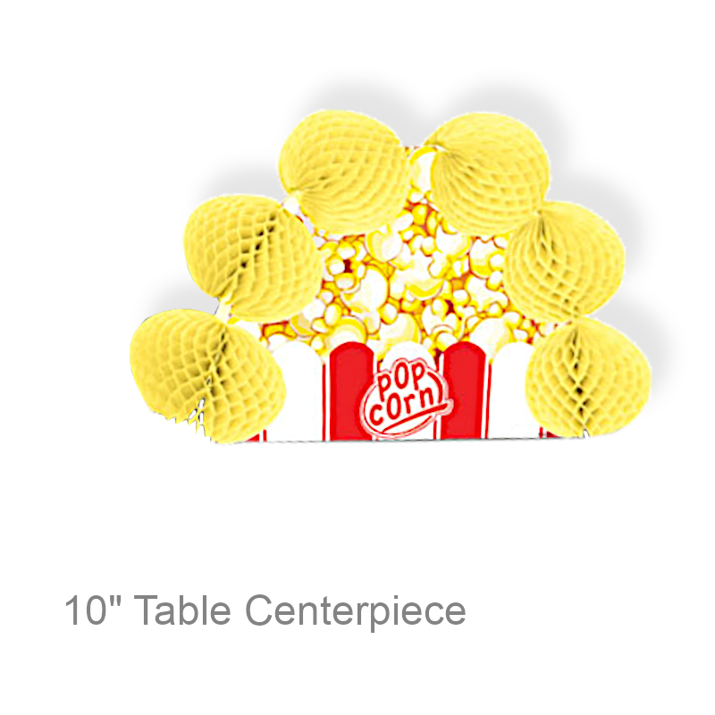 Popcorn Tissue Table Centerpiece | Party Decorations