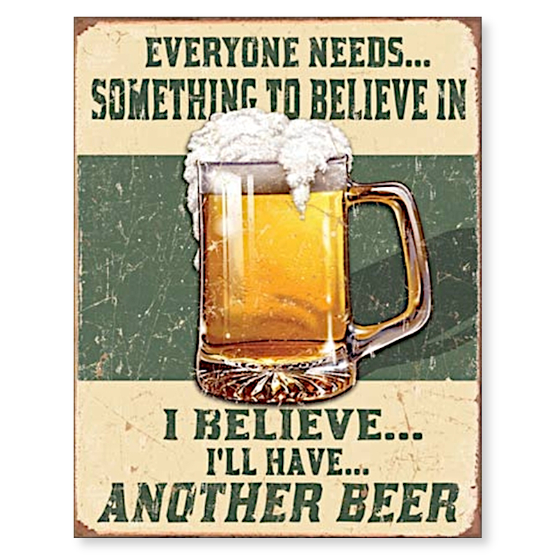 Metal Beer Sign | Man Cave Stuff