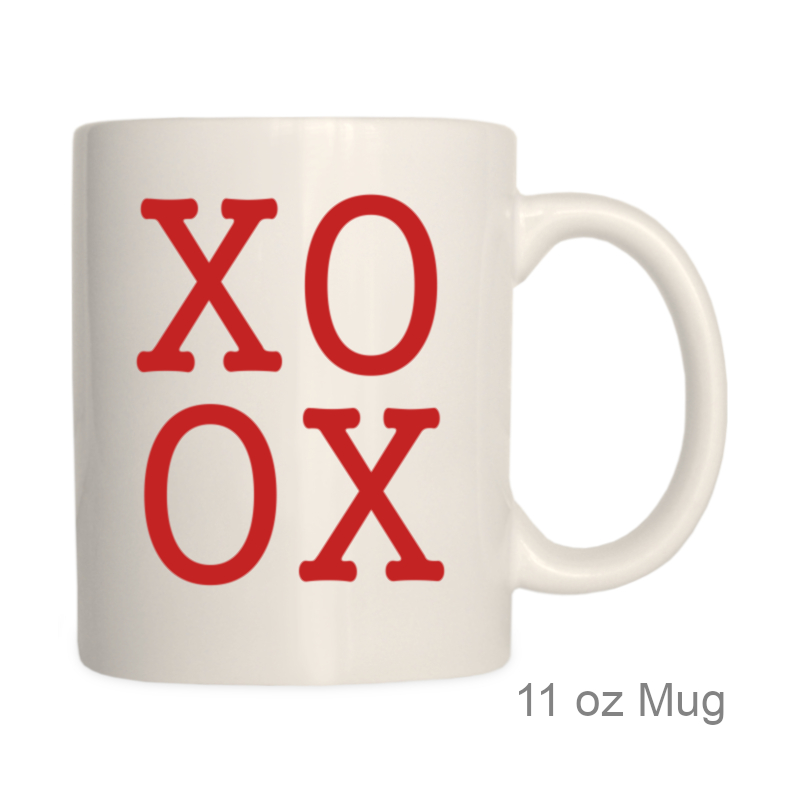XOXO Hugs & Kisses Mug | Love Themed