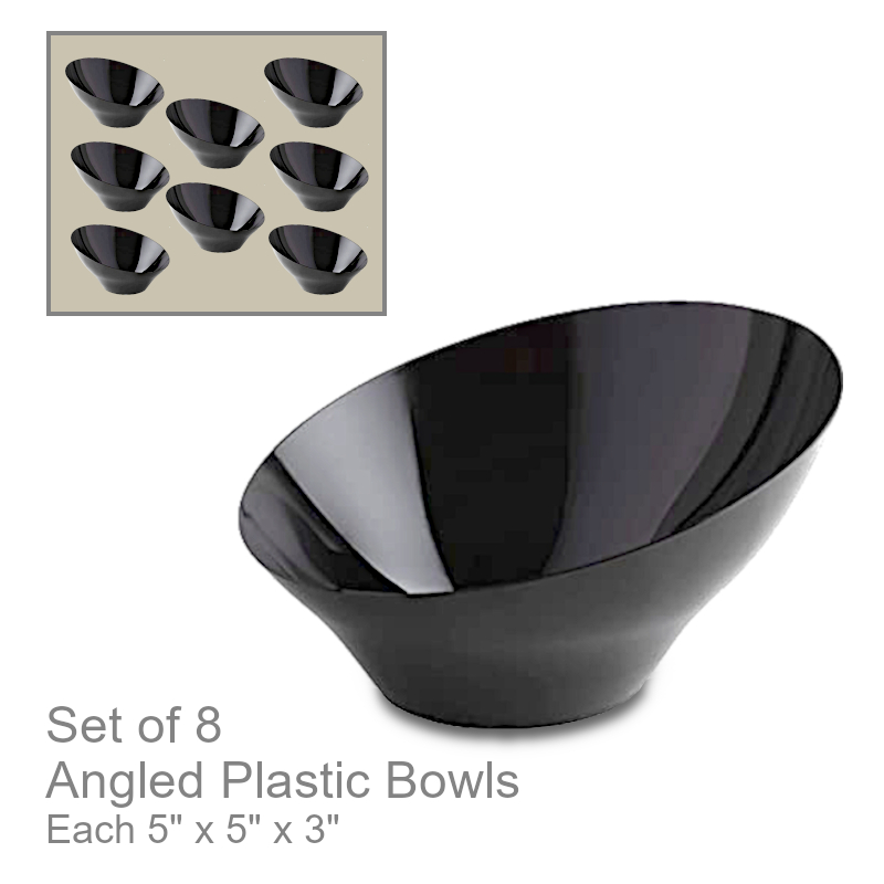 Plastic Disposable Angled Bowls | Office Candy Bowl
