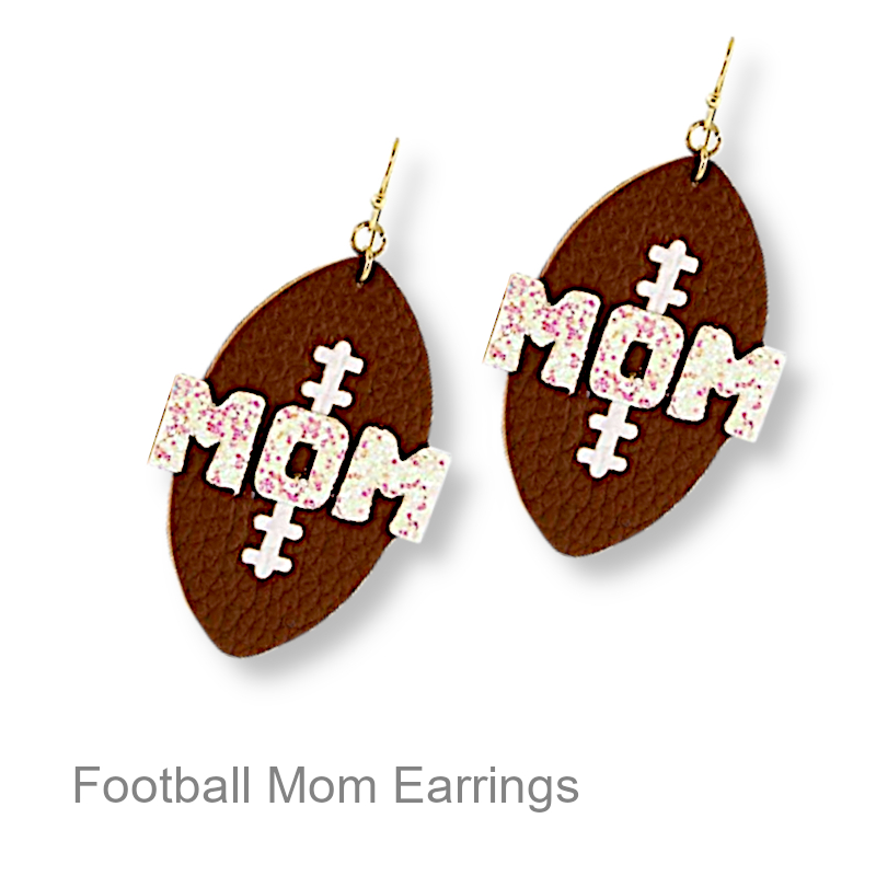 Football Mom Earrings | Team Spirit Jewelry