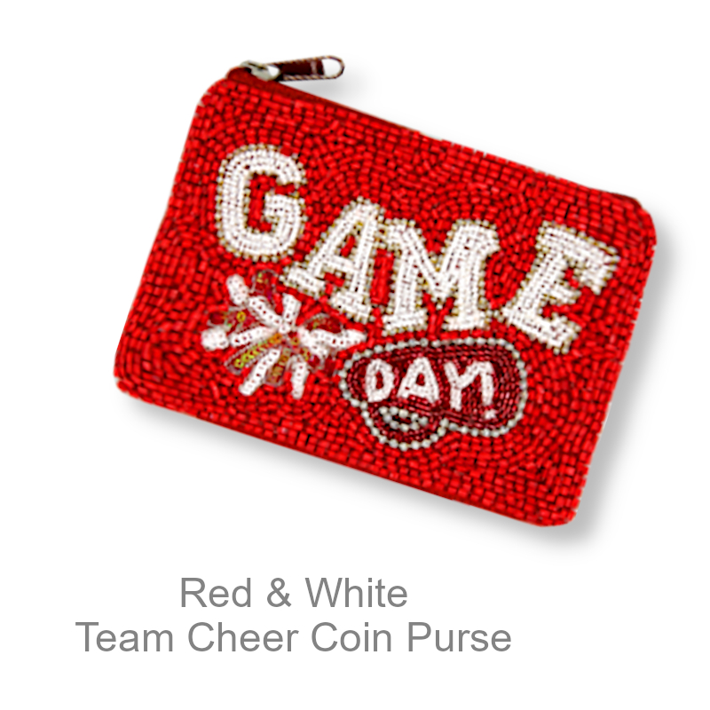 Sports Team Cheer Coin Purse | Womens Wallets