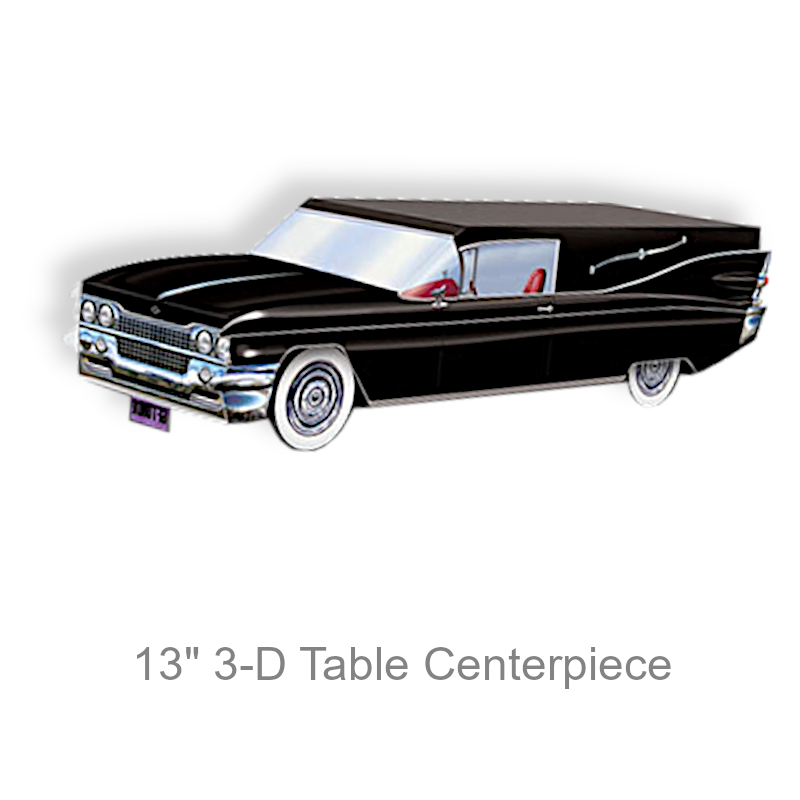 3-D Hearse Table Centerpiece | Party Decorations