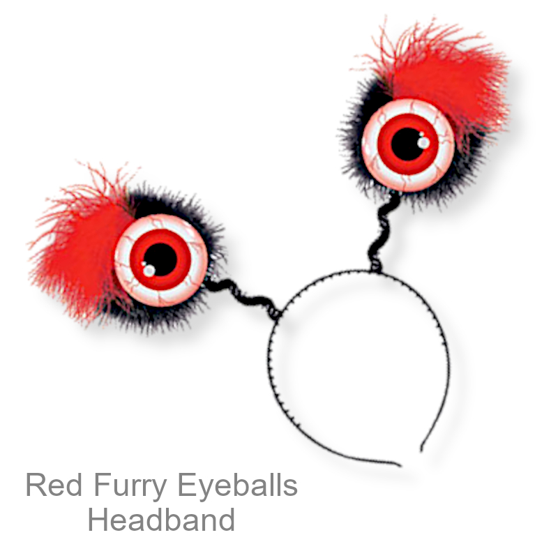 Furry Eyeballs Spring Antennas Headband | Party Favors