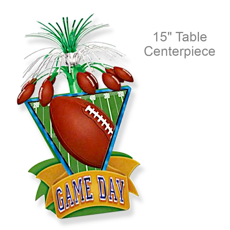 Cascading Football Table Centerpiece | Party Supplies