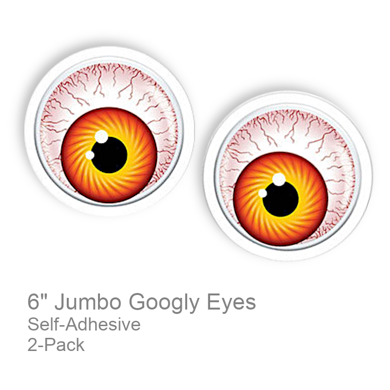 Jumbo Bloodshot Googly Eyes | Party Decorations