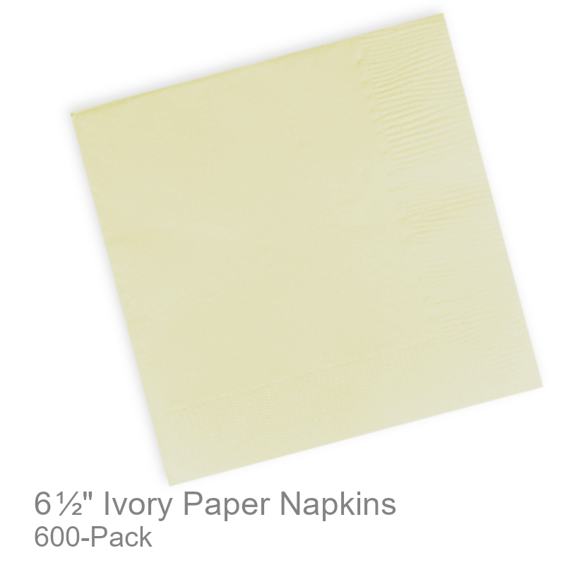 Bulk Ivory Paper Lunch Napkins | Party & Office