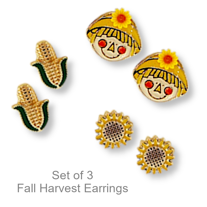Fall Theme Earrings | Fall & Thanksgiving