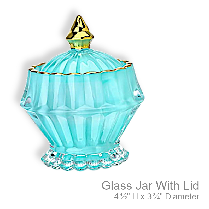 Glass Vintage Jar With Lid | Office Candy Jar