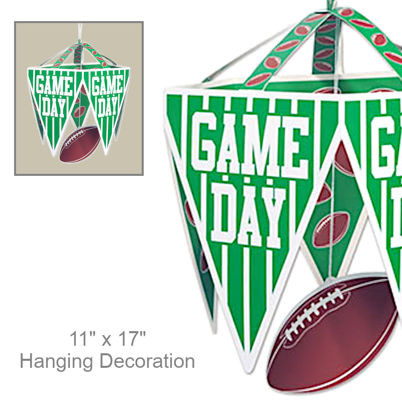 Football Pennant Hanging Decoration | Party Supplies