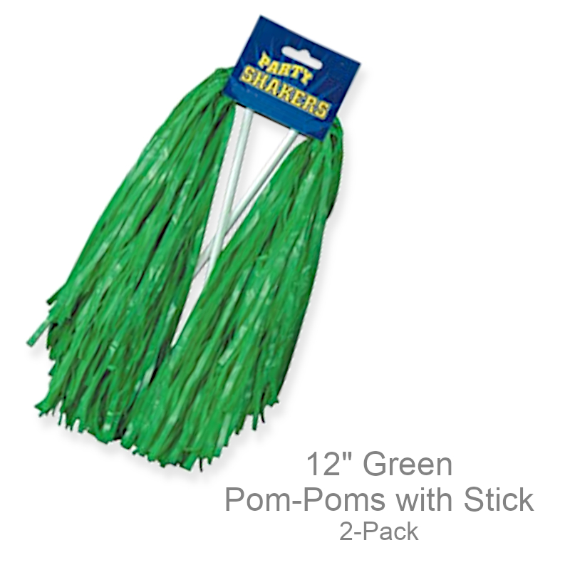 Spirit Cheer Pom-Poms w/Stick | Party Favors