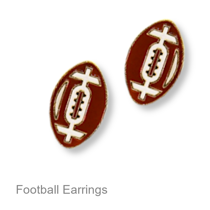 Football Earrings | Team Spirit Jewelry