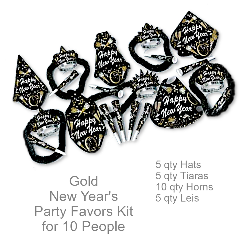 Happy New Year Party Kit for 10 People | New Year's