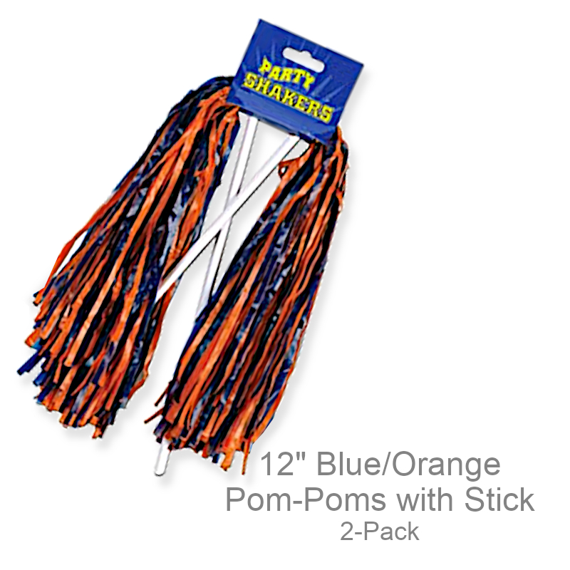 Spirit Cheer Pom-Poms w/Stick | Party Favors