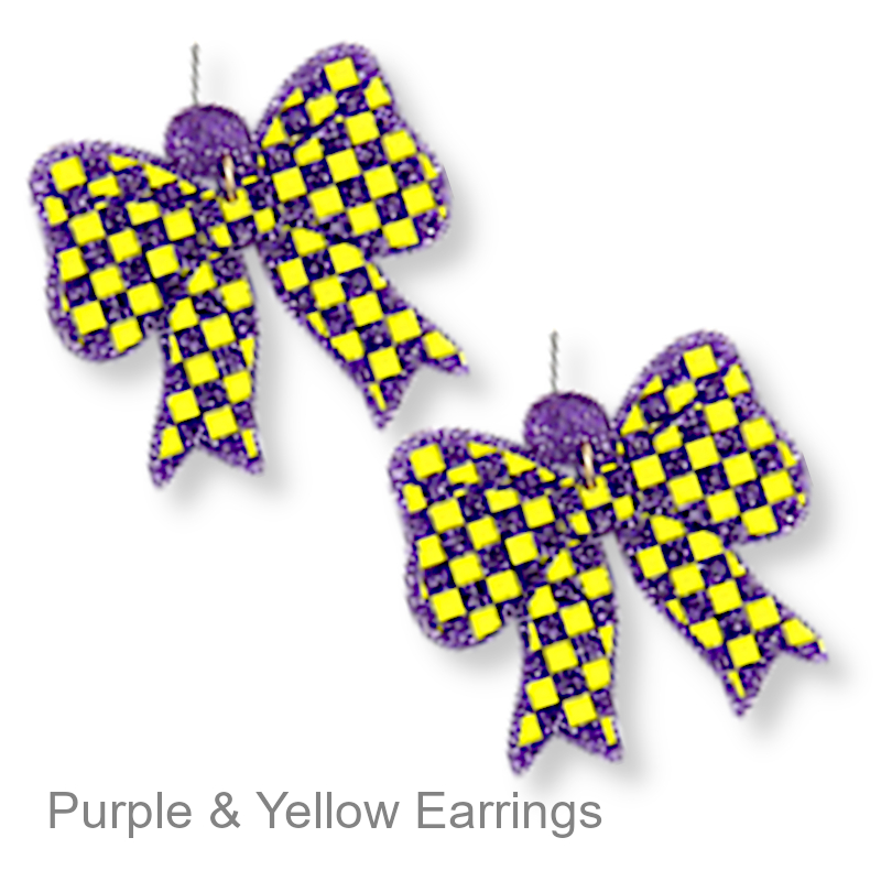 Bow Game Day Earrings | Team Spirit Jewelry