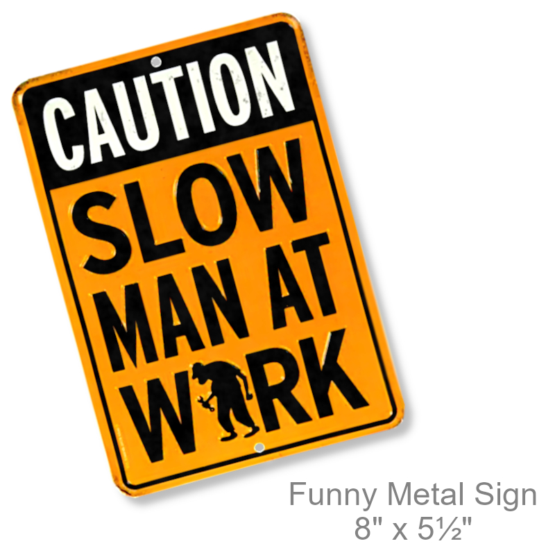 Funny Garage Sign Caution | Funny Wall Signs