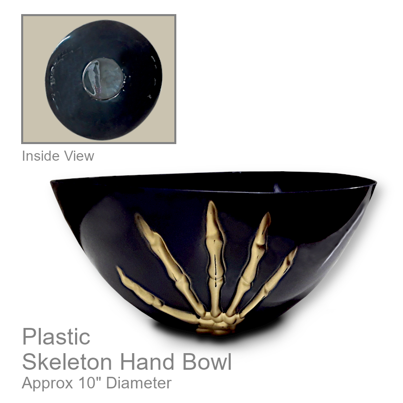 Bowl With Skeleton Hand | Halloween Office Candy Dish