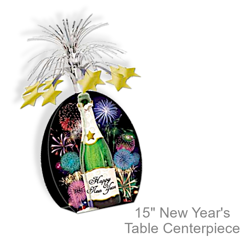 Champagne Bottle New Years Centerpiece | New Year's