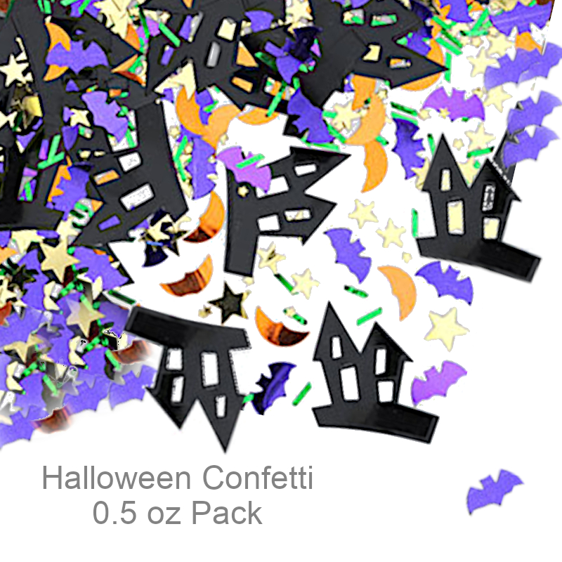 Haunted House/Moon/Bats Confetti | Party Decorations