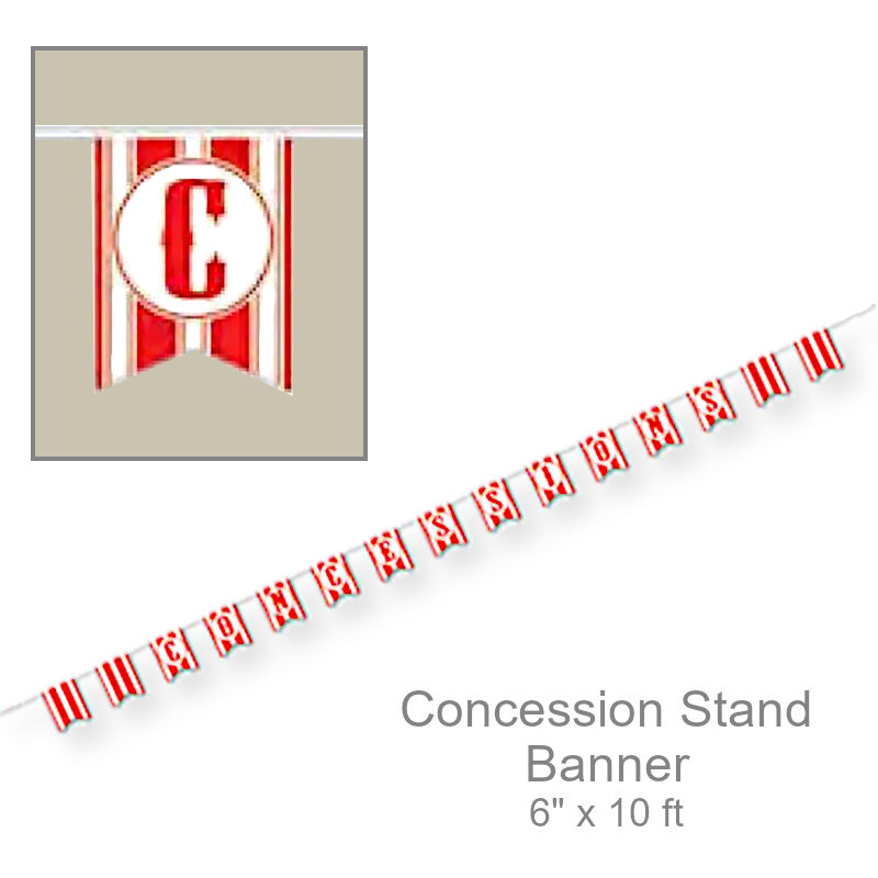 Concession Stand String Banner | Party Decorations