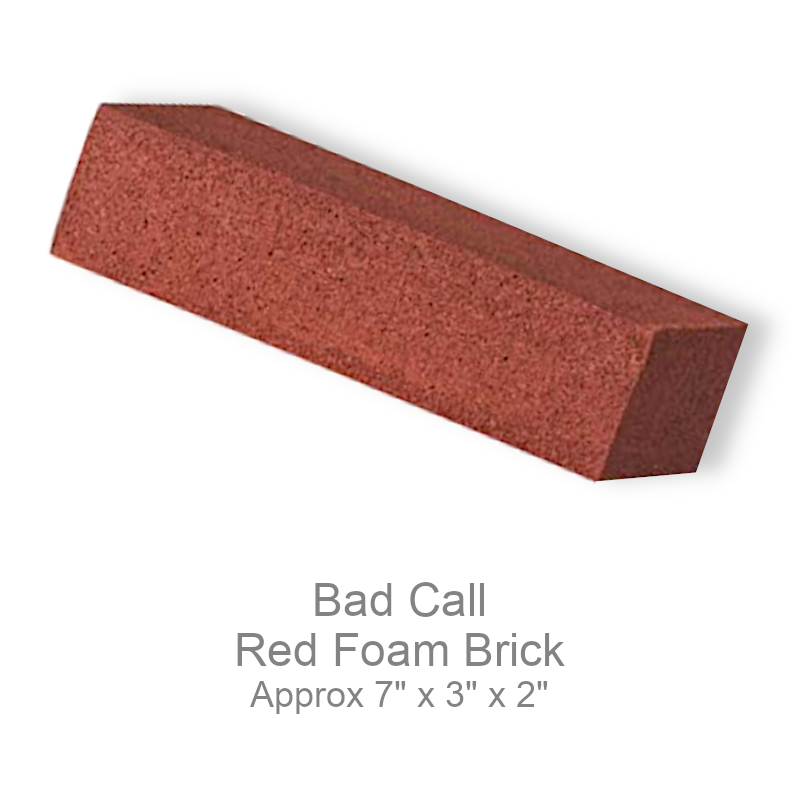 Funny Bad Call Red Foam Brick | Party Favors