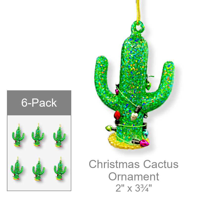Shop Now Wholesale Western Christmas Ornament Cactus | Holidays