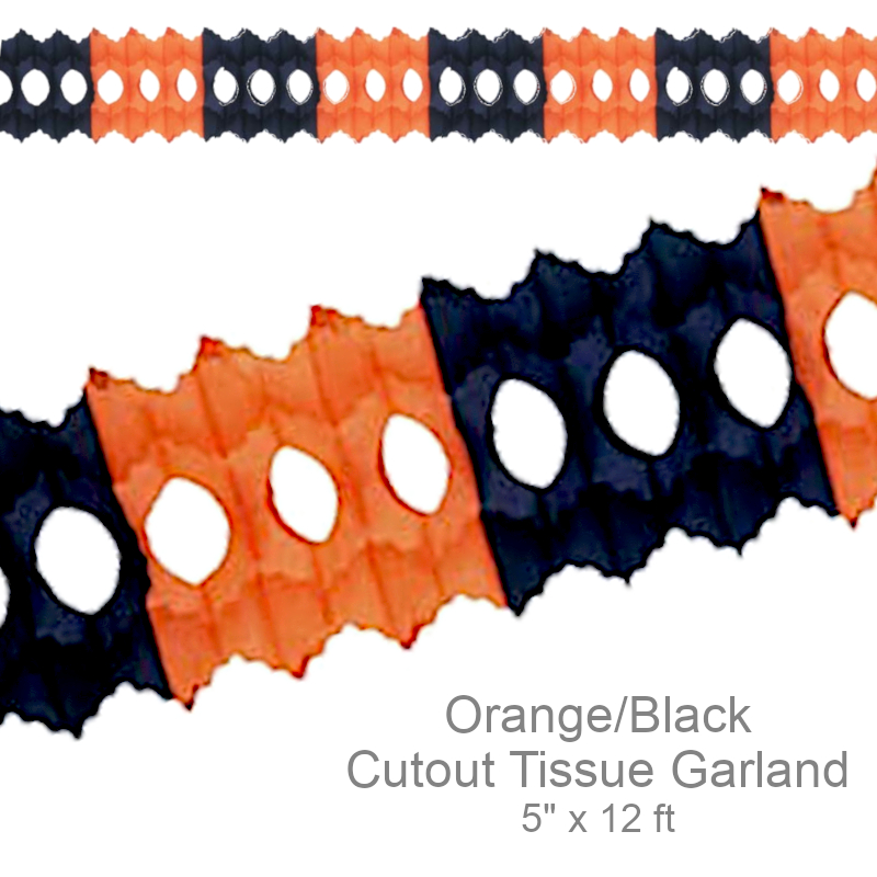 Cutout Tissue Garland | Party Decorations