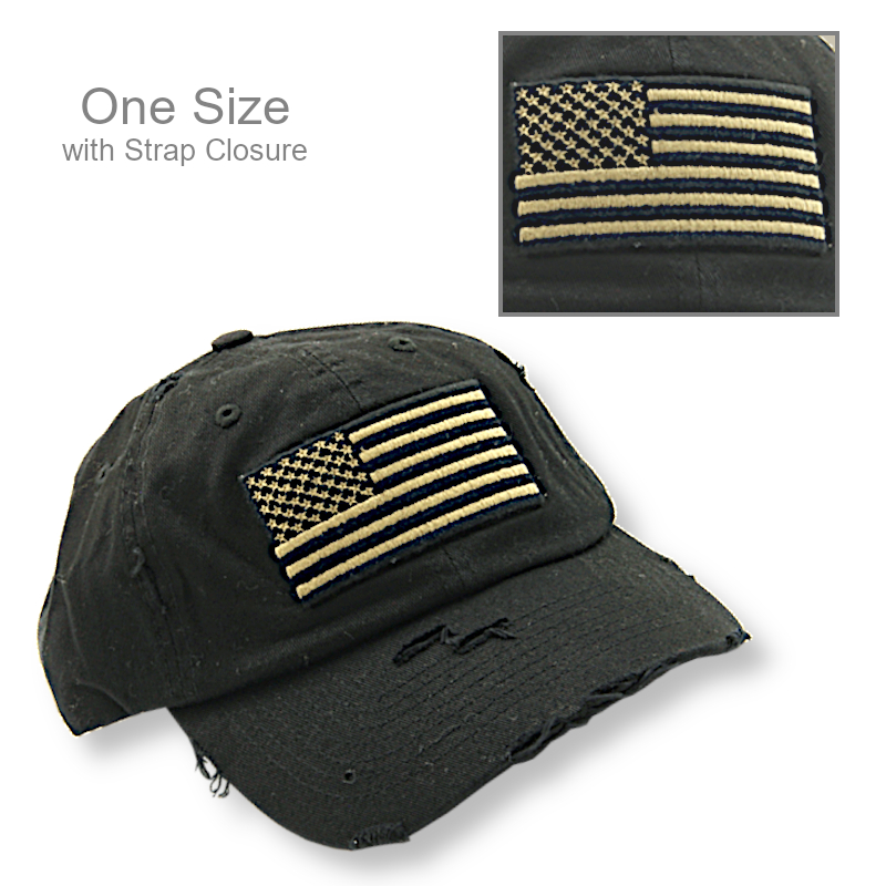American Flag Patch Baseball Cap | Hats & Caps