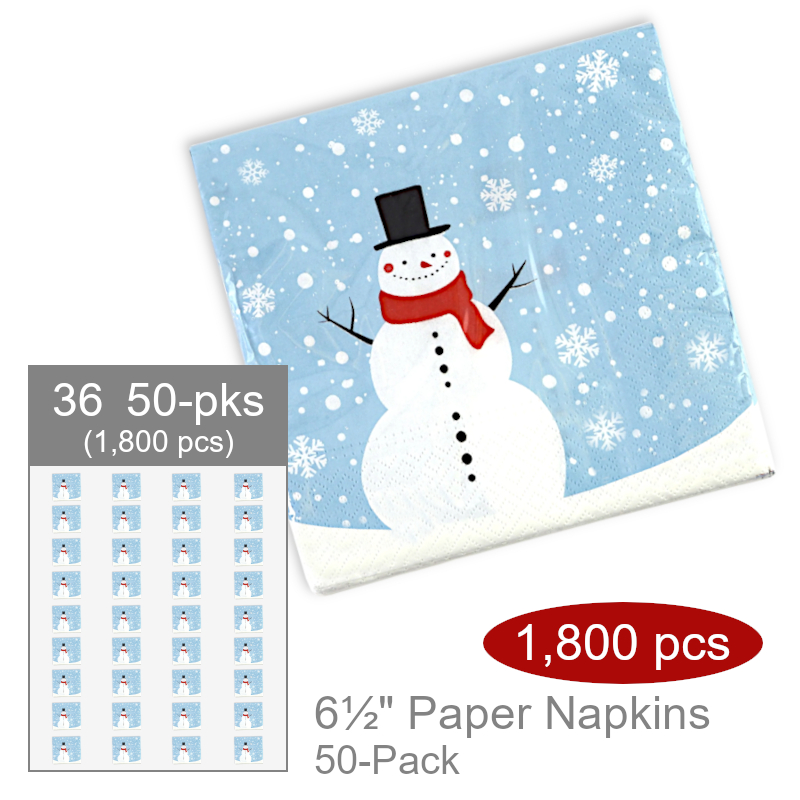 Wholesale Snowman Napkins | Bulk Party Supplies