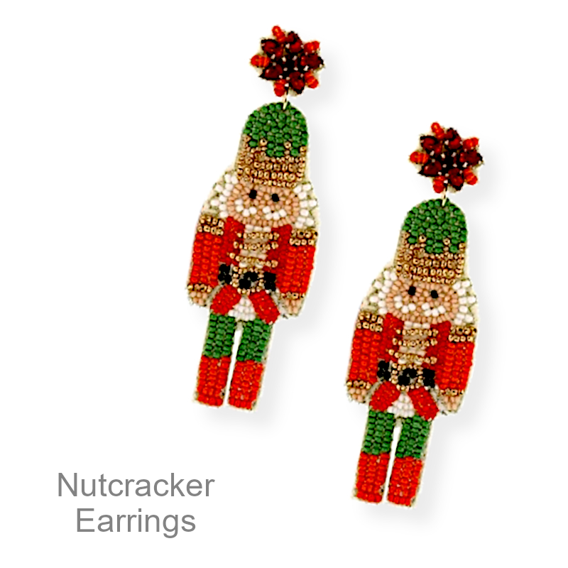 Nutcracker Christmas Earrings | Christmas