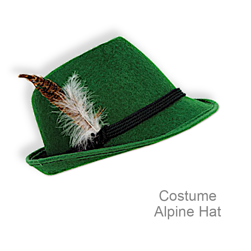 Oktoberfest Costume Hat With Feather | Party Supplies