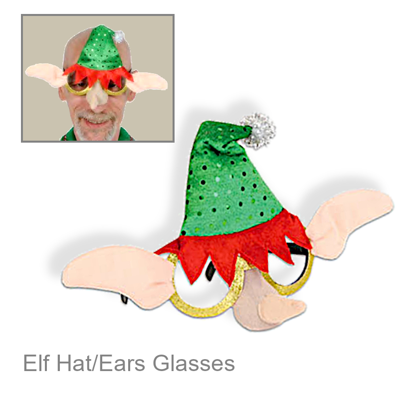 Funny Elf Hat & Ears Glasses | Party Favors