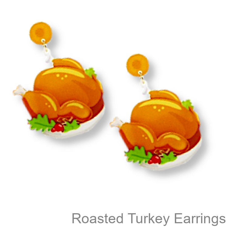 Turkey Earrings | Fall & Thanksgiving