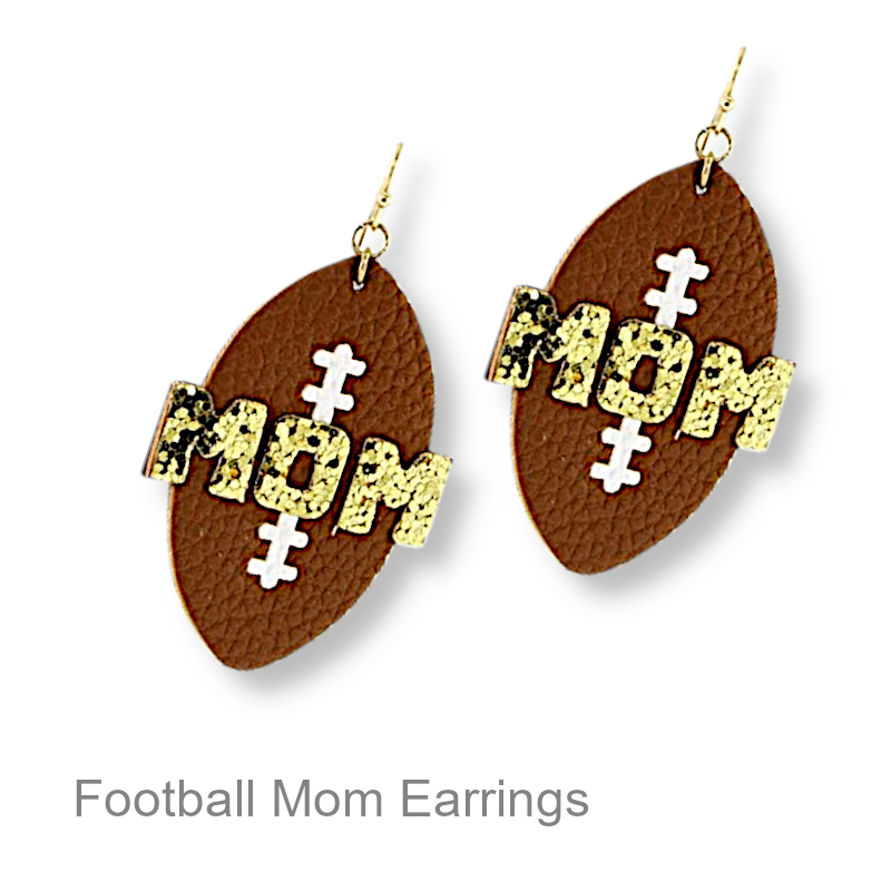 Football Mom Earrings | Team Spirit Jewelry