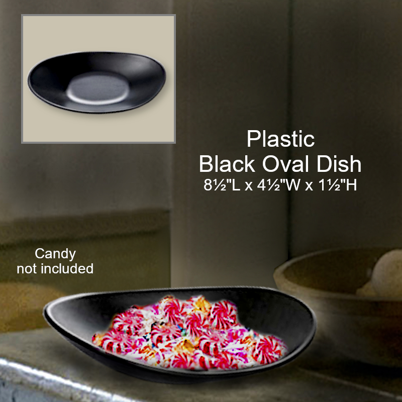 Plastic Oval Dish | Office Candy Dish