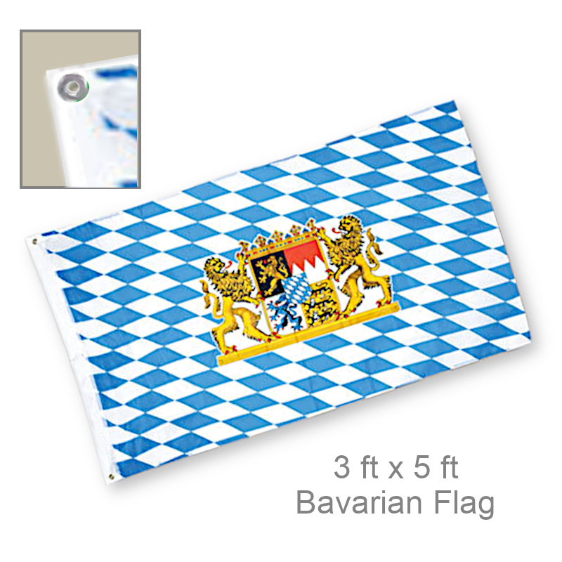 Bavarian Flag With Grommets | Party Decorations