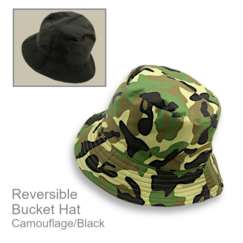 Camo Reversible Bucket Hat | Hats & Caps
