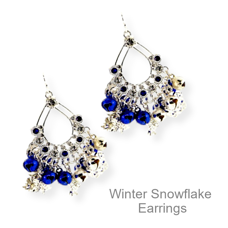 Winter Snowflake Earrings | Christmas