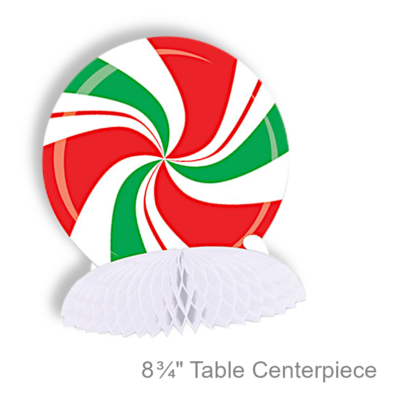 Peppermint Candy Tissue Centerpiece | Party Decor
