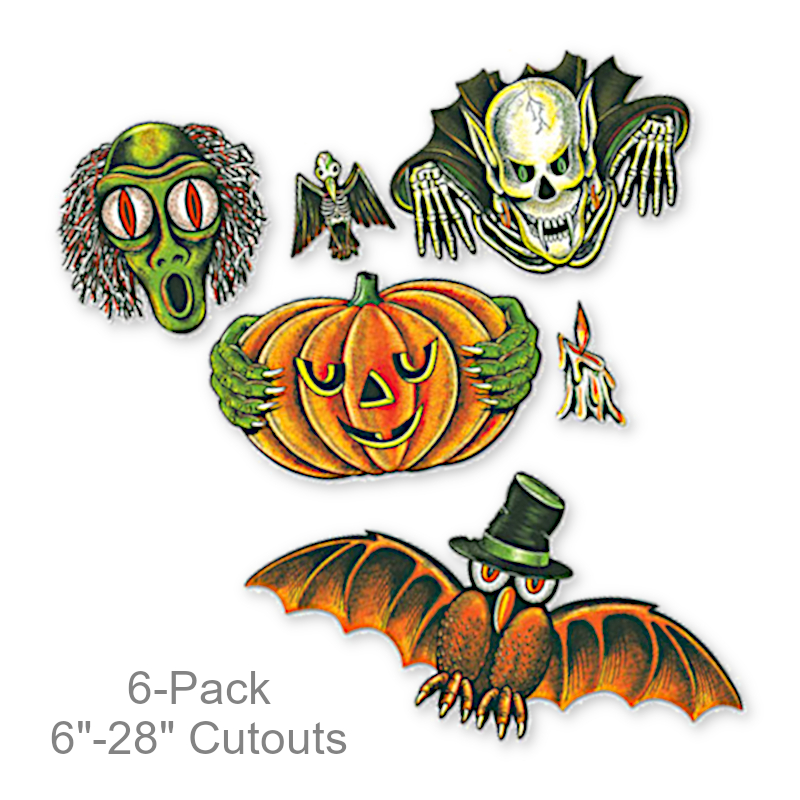 Classic Haunted Totem Pole Cutouts | Party Decorations