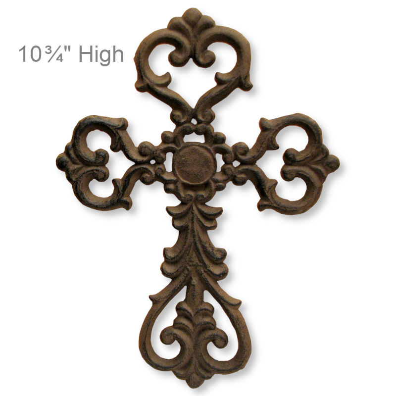 Rustic Cast Iron Cross | Inspirational Wall Decor