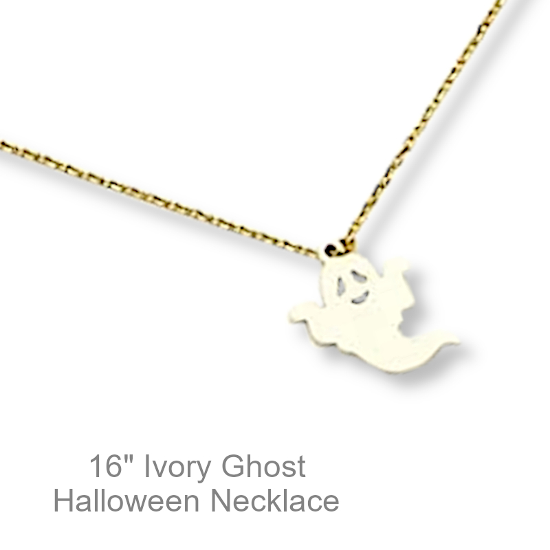Ghost Necklace | Halloween Jewelry