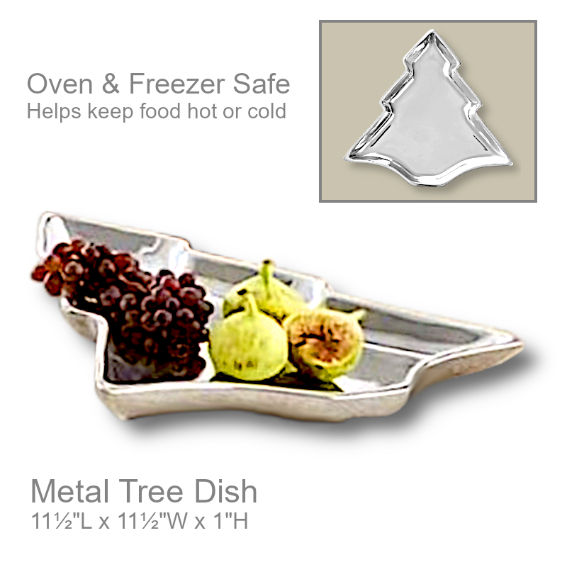 Metal Tree Shape Dish | Christmas Office Candy Dish
