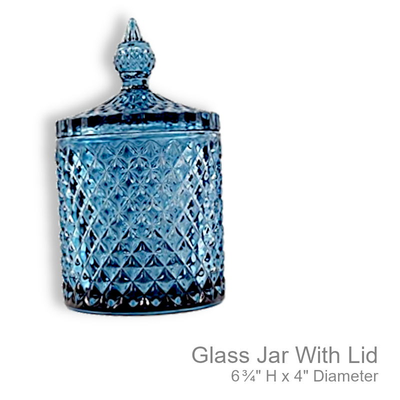 Glass Apothecary Jar With Lid | Office Candy Jar