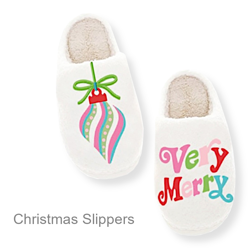 Shop Now Christmas Ornament Slippers | Christmas