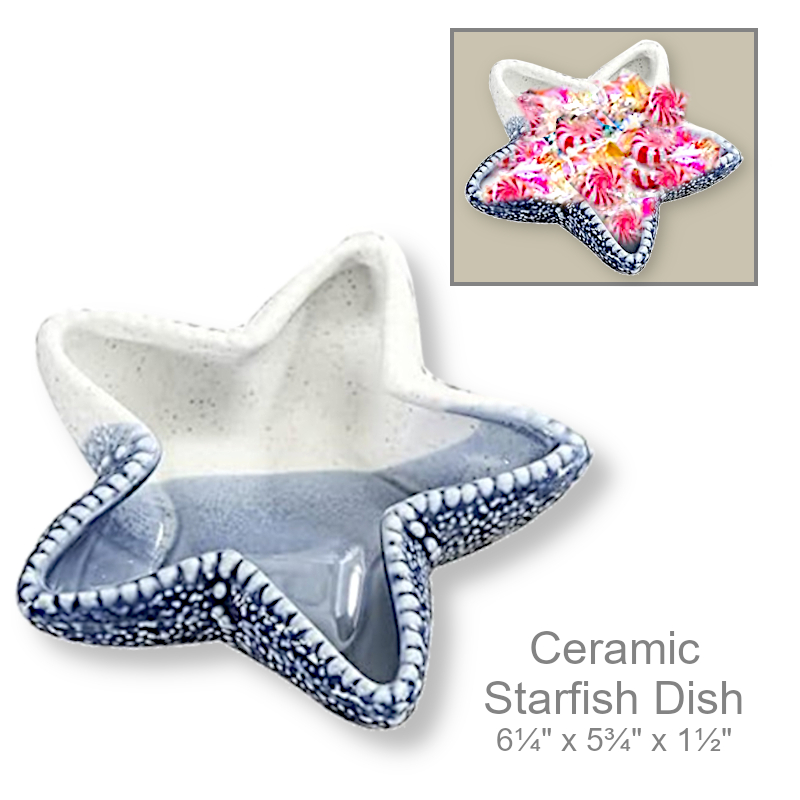 Starfish Serving Bowl Dish | Nautical Candy Dish