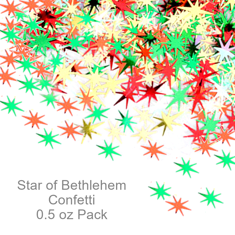 Star of Bethlehem Confetti | Party Decorations