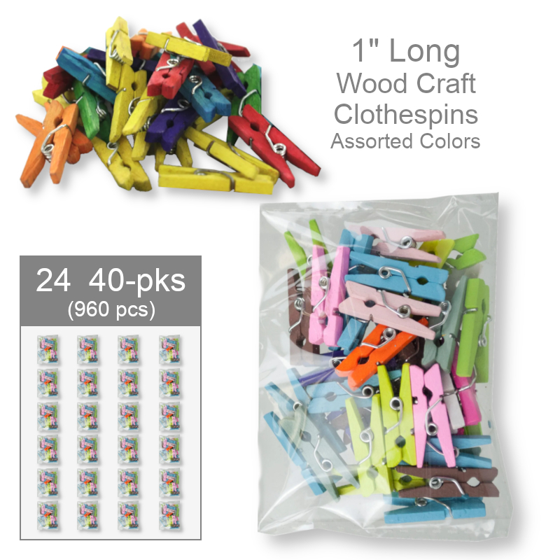 Wholesale Small Clothespins | Craft Supplies