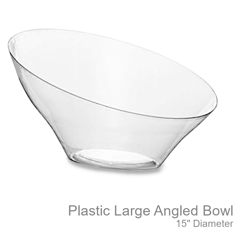 Plastic Large Angled Bowl | Office Candy Bowl
